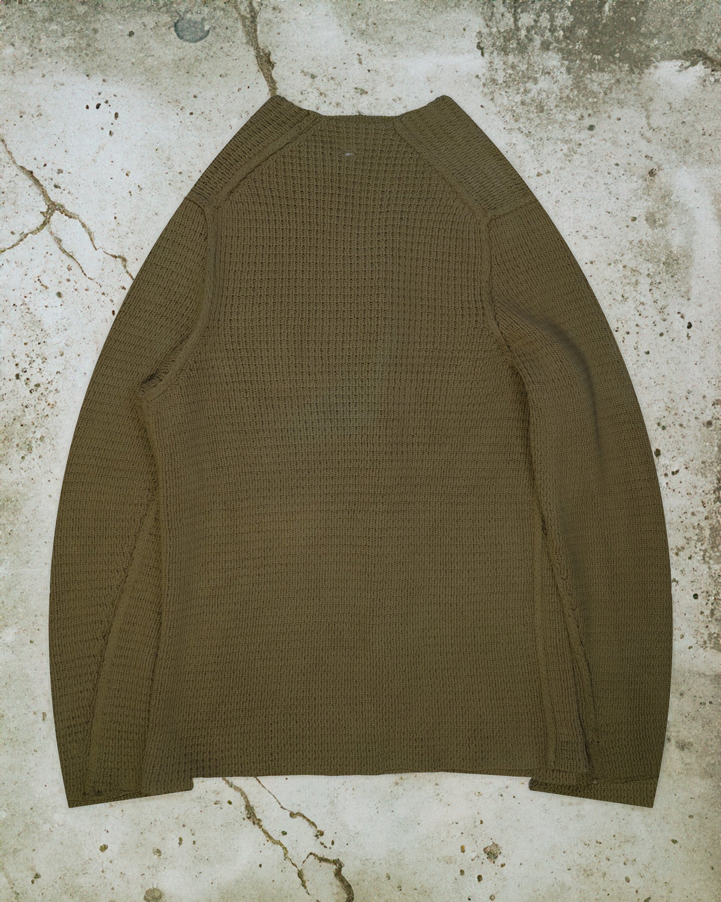 Label Under Construction Wool Cardigan Sweater