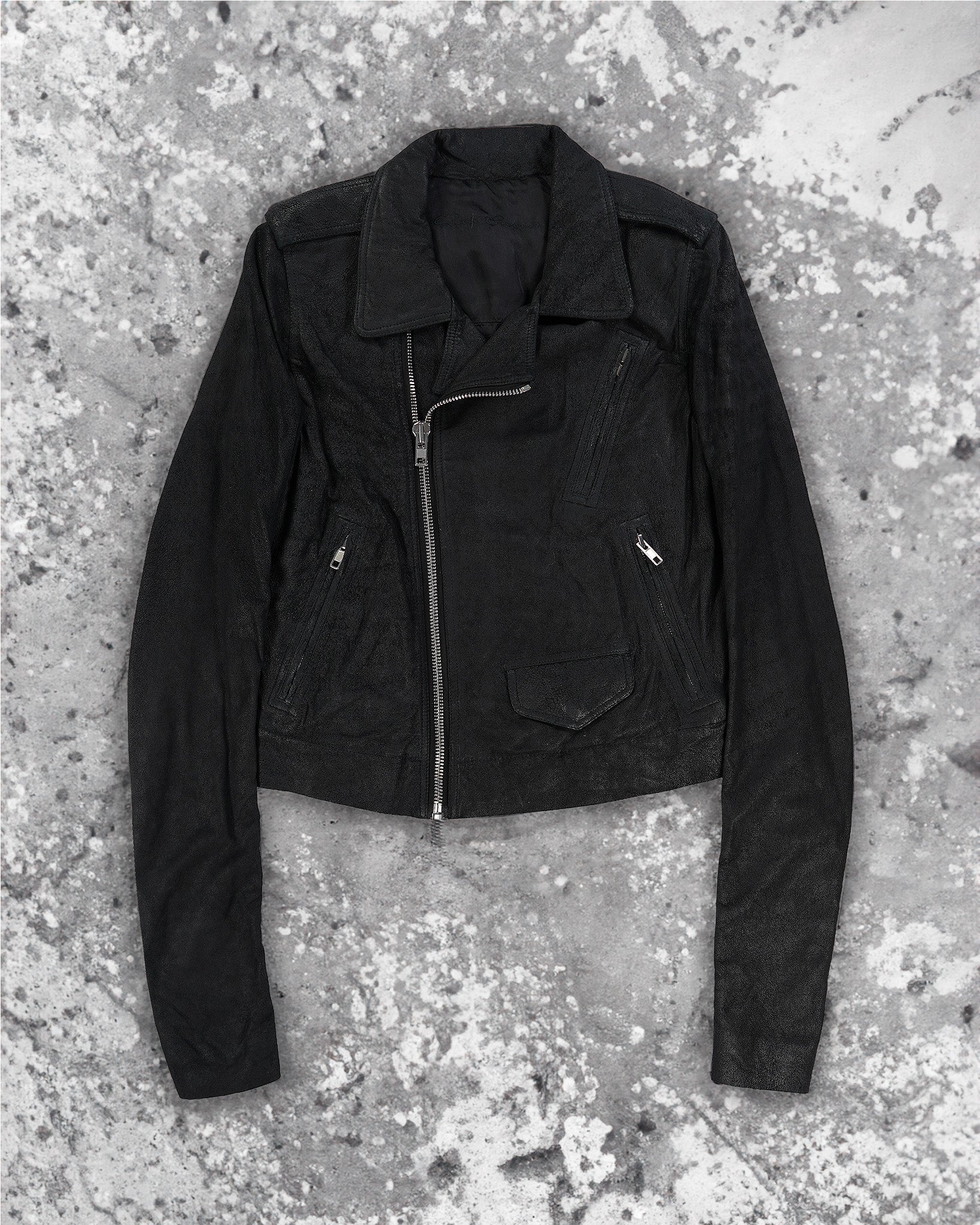 Rick Owens “Blistered” Leather Stooges Jacket - FW14 “Moody” – DARKARCHIVE  NYC