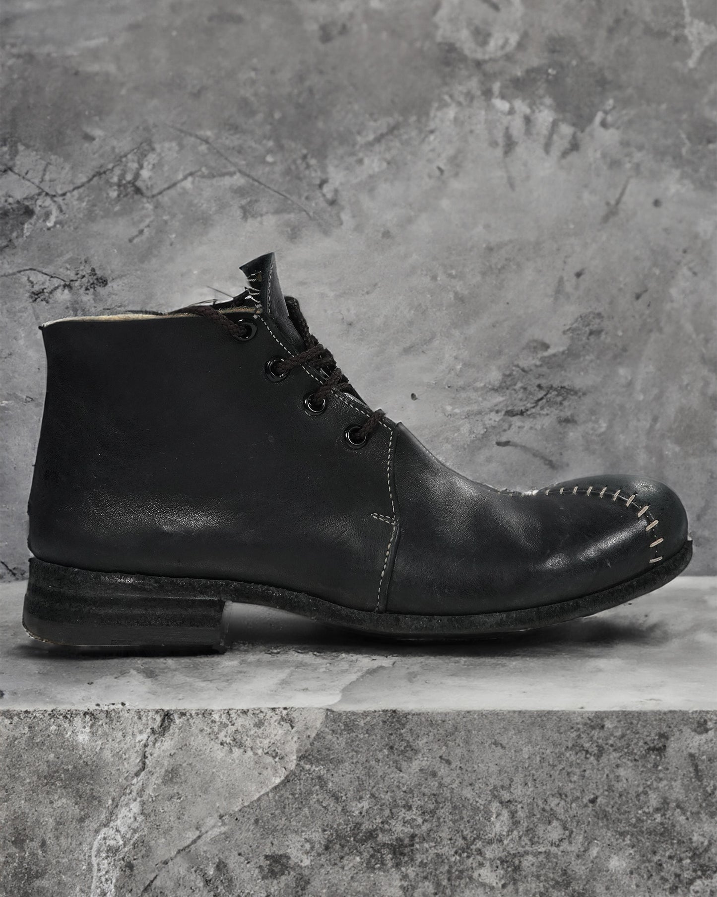 10sei0otto Artisanal Scarstitched Leather Boots