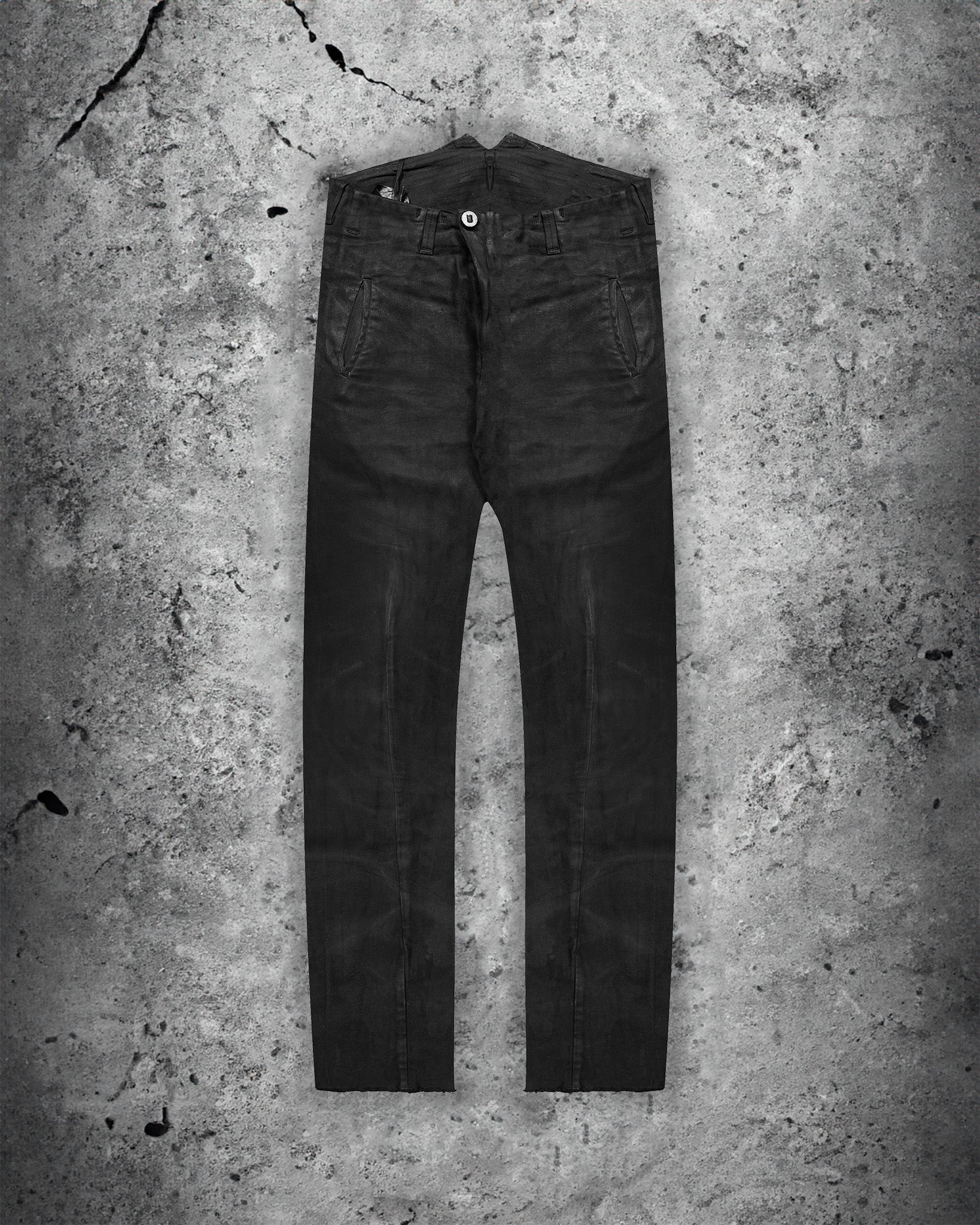Boris Bidjan Saberi P11 Waxed Jeans - SS13 – DARKARCHIVE NYC