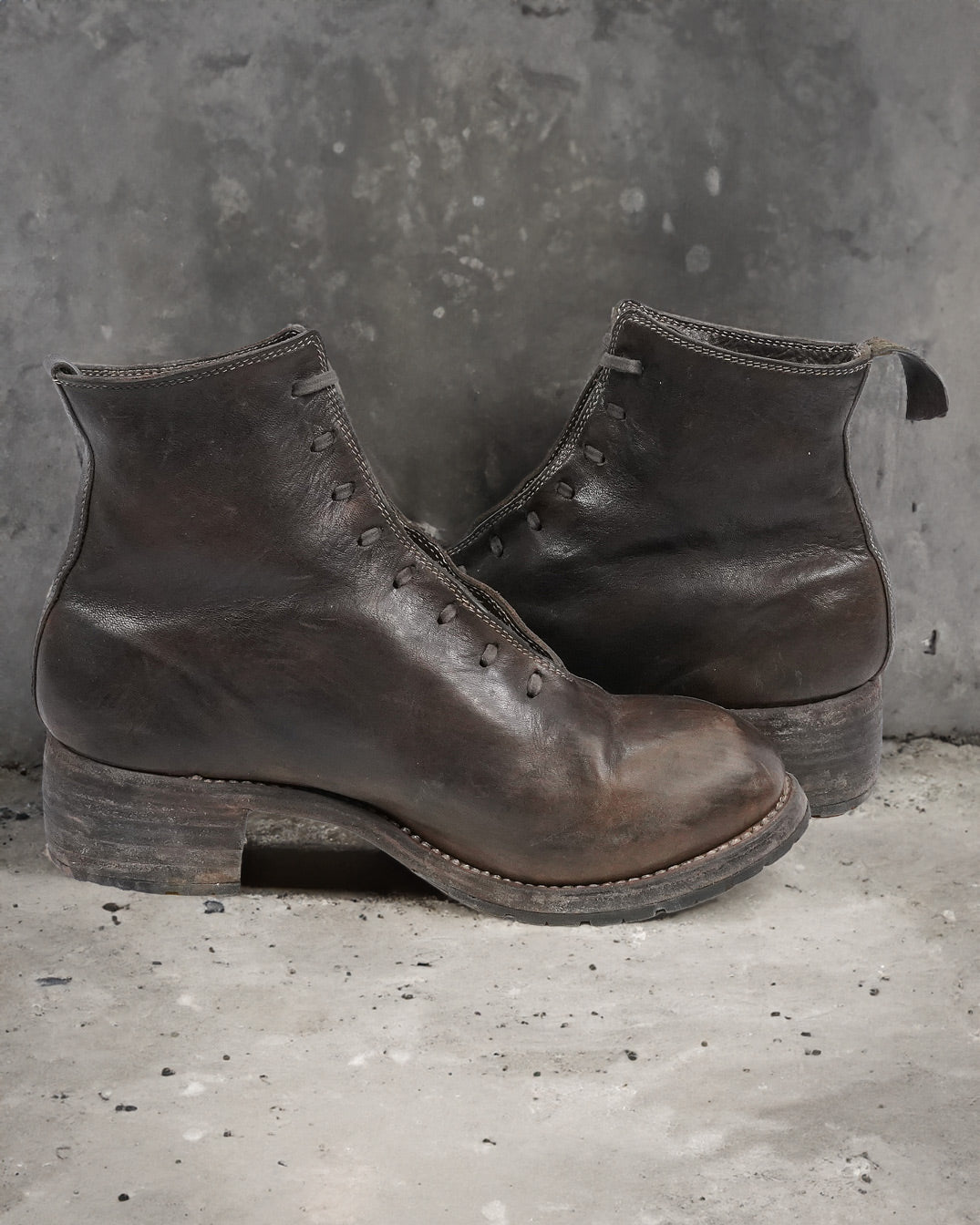 Guidi PL11 Horse Leather Lace Up Boots