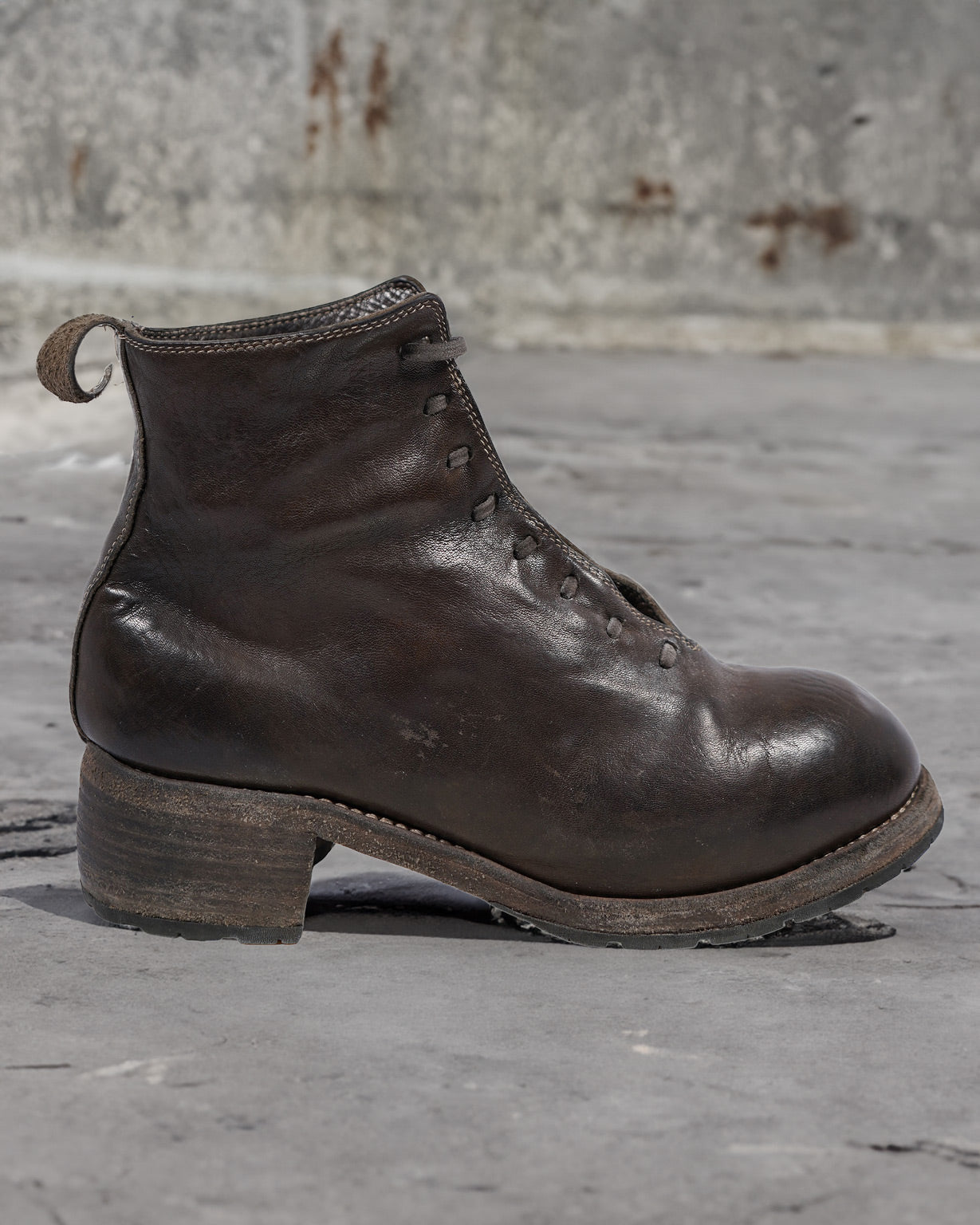 Guidi PL11 Horse Leather Lace Up Boots