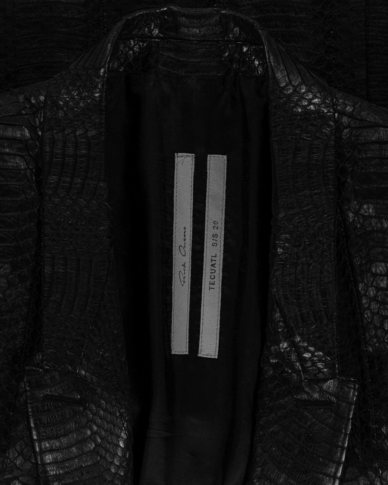 Rick Owens Python Jacket - SS20 