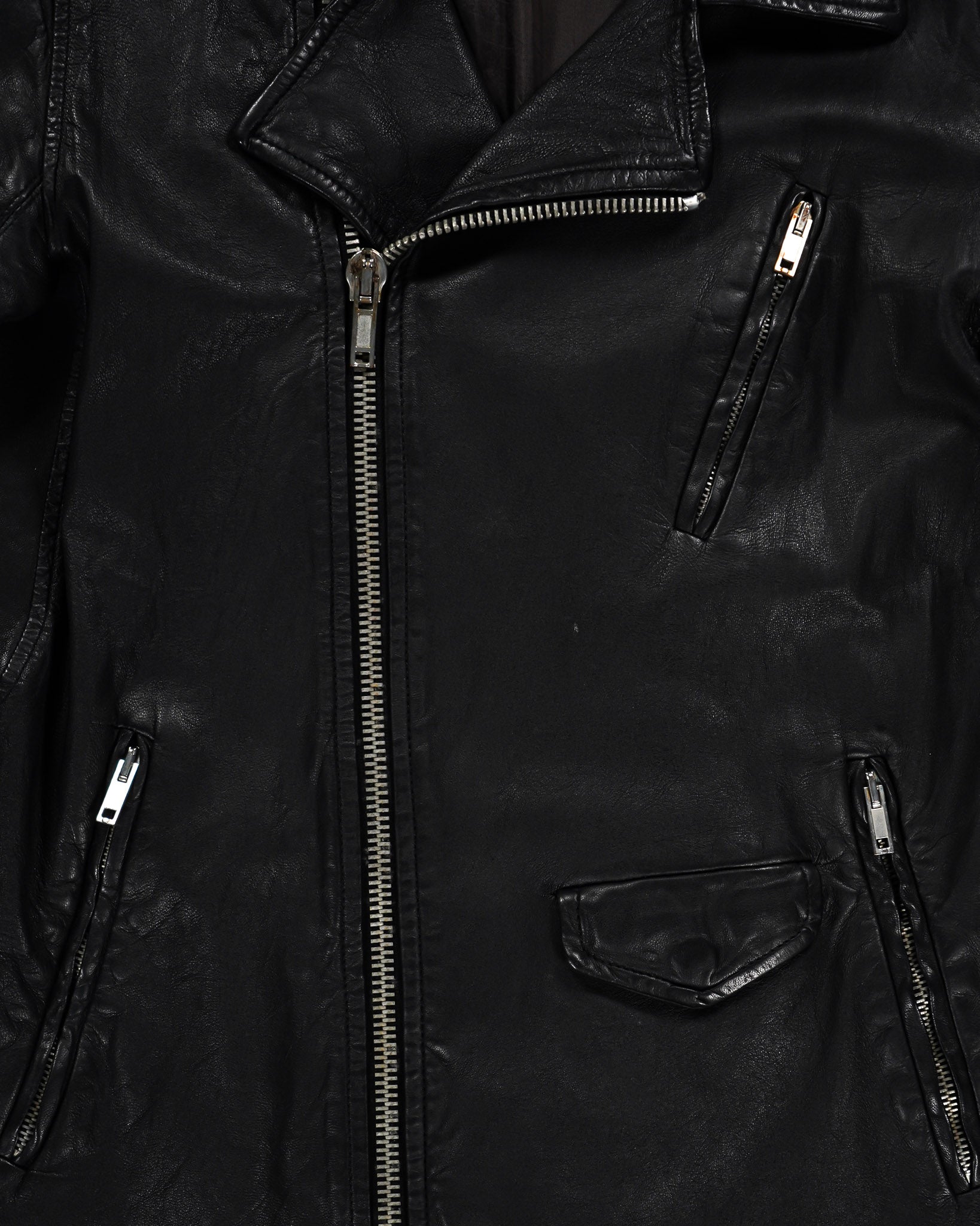 Rick Owens “Stooges” Runway Leather Jacket - SS08 “Creatch”