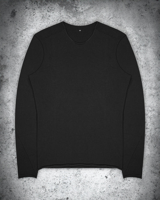 Label Under Construction Knit Hybrid Sweater