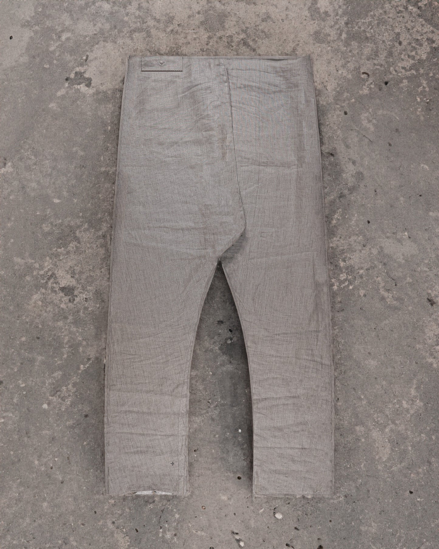 M.A+ Linen Drop Crotch Hidden Pocket Trousers