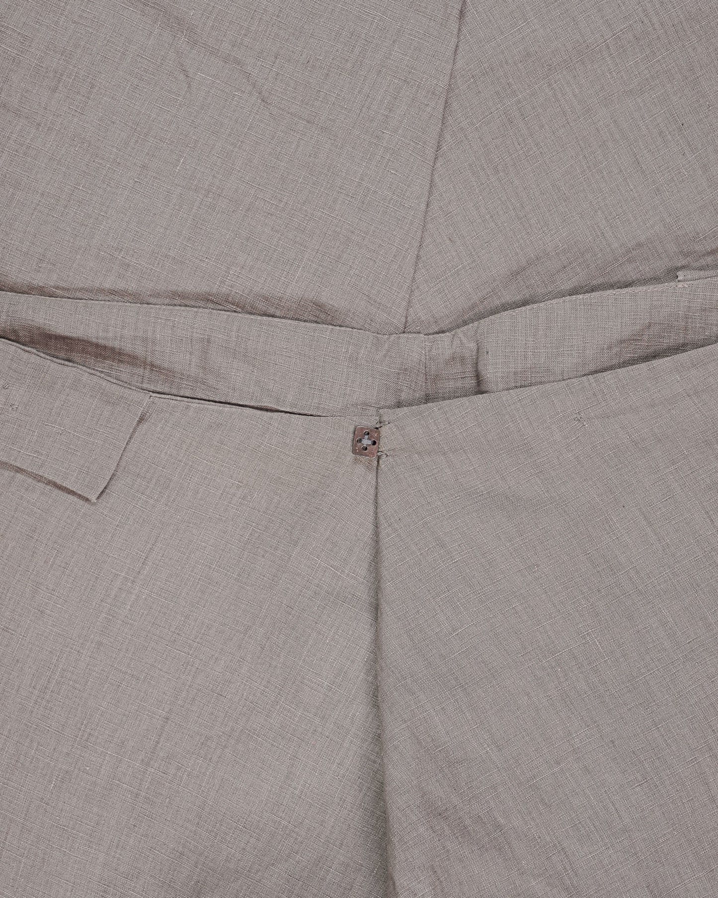 M.A+ Linen Drop Crotch Hidden Pocket Trousers