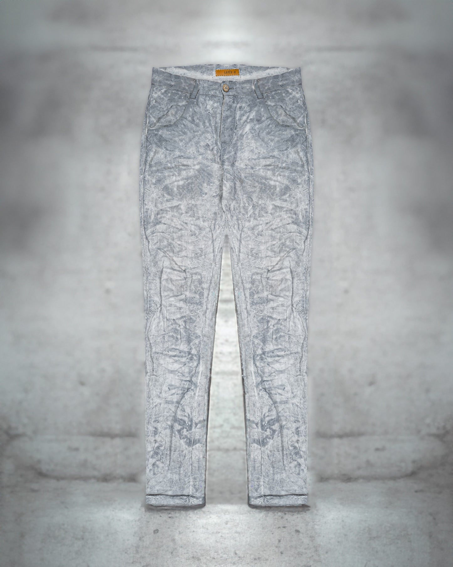 Layer-0 5-Pocket Garment Dyed Linen Jeans