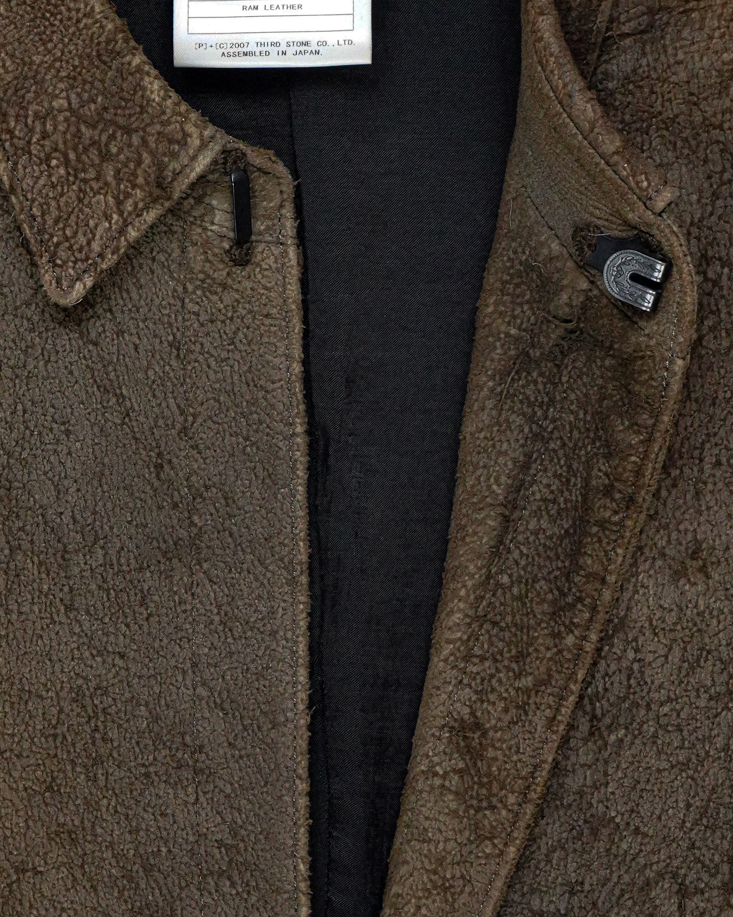 Julius Distressed Ram Leather Jacket - AW07 "Untitled"