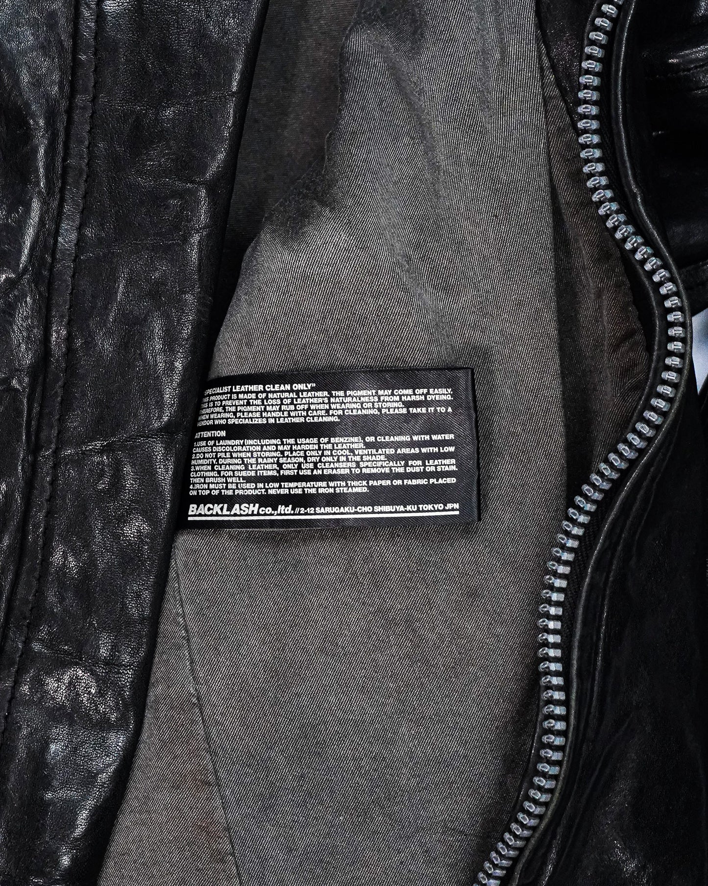 Isamu Katayama Backlash 3-Pocket Leather Jacket