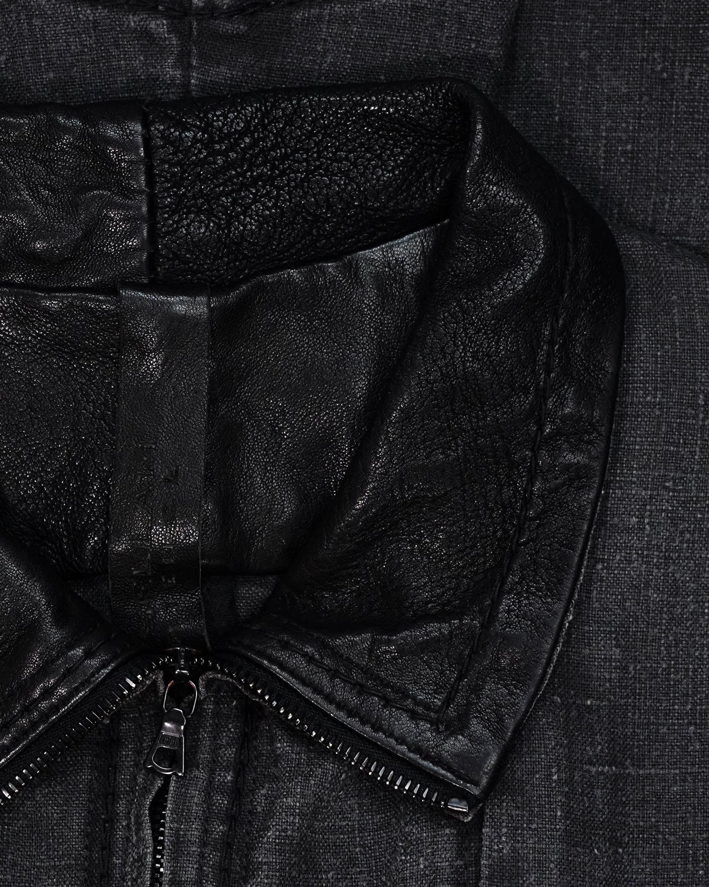 Isaac Sellam Linen Leather Hybrid Jacket