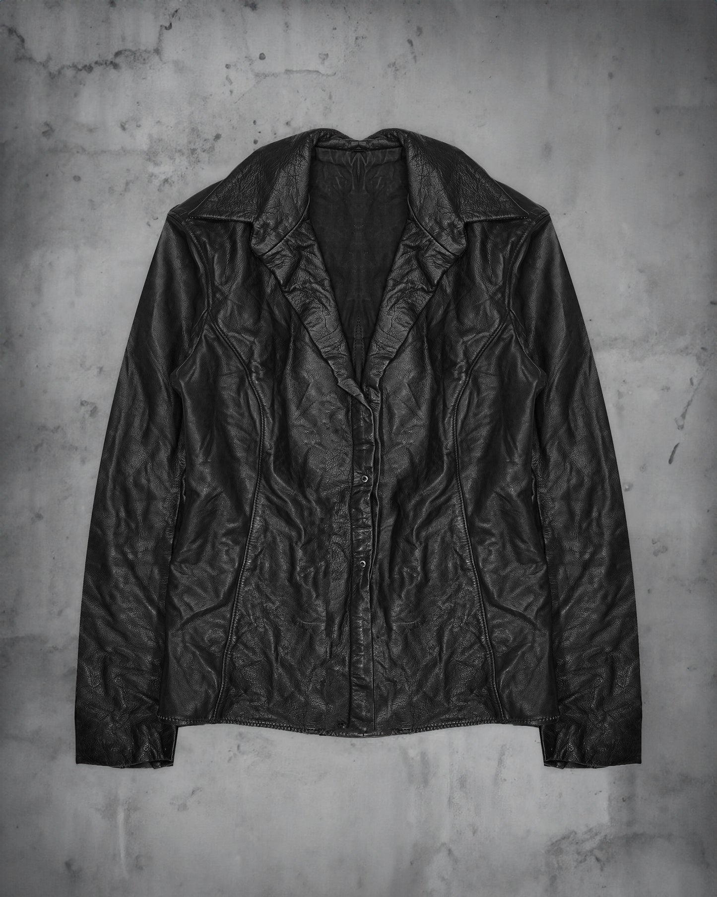 Carpe Diem Leather Blazer Jacket