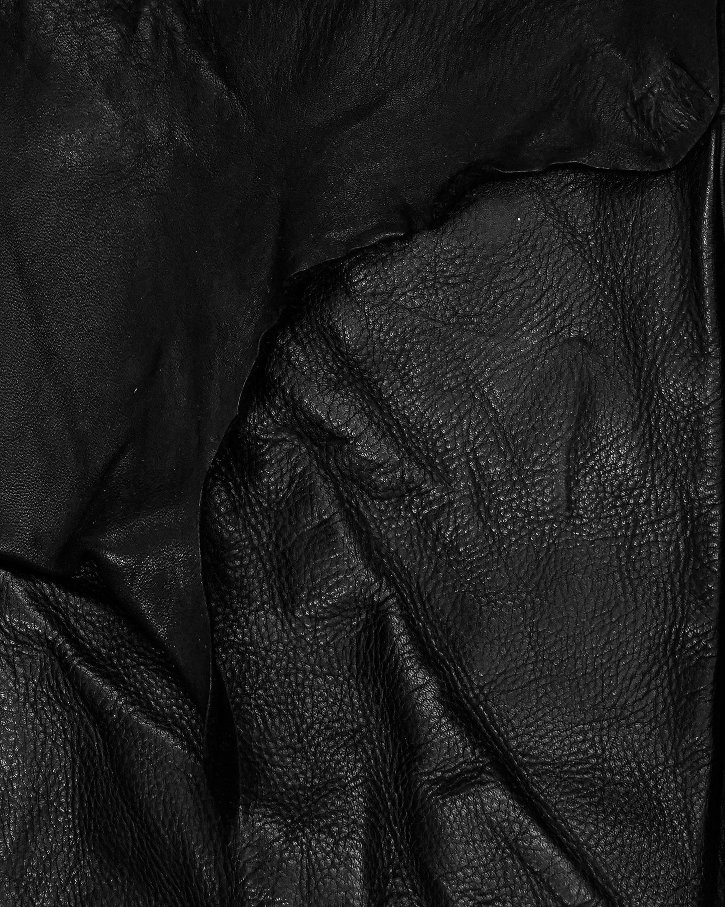 M.A+ Crinkled Raw Leather Bag