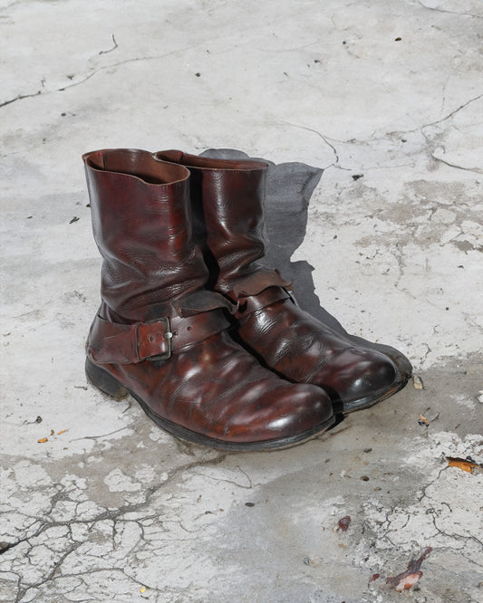 M.A+ Leather Engineer Boots