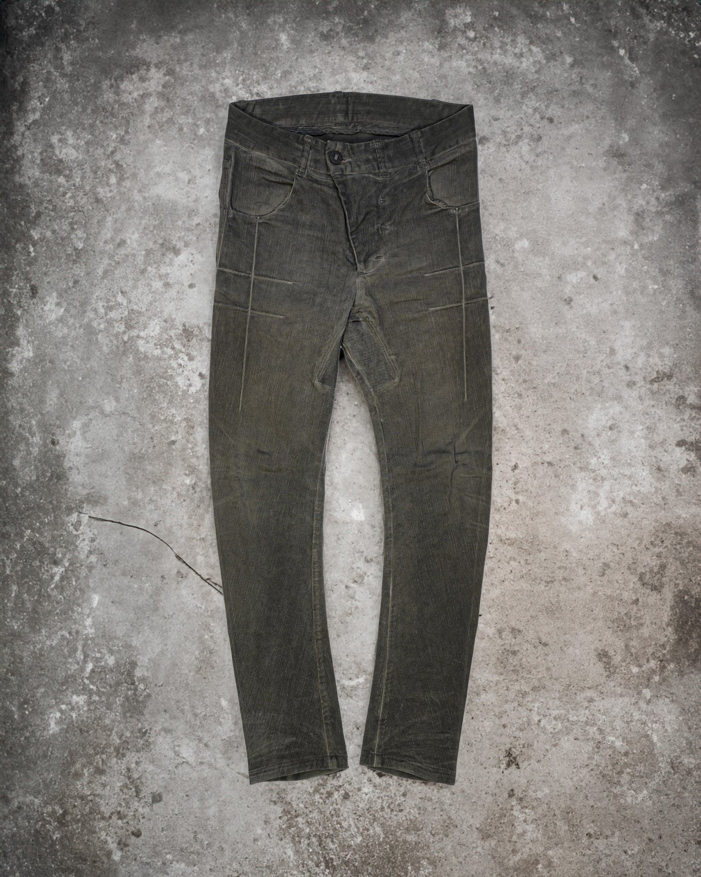 Boris Bidjan Saberi P13 Tight Fit Object Dyed Jeans