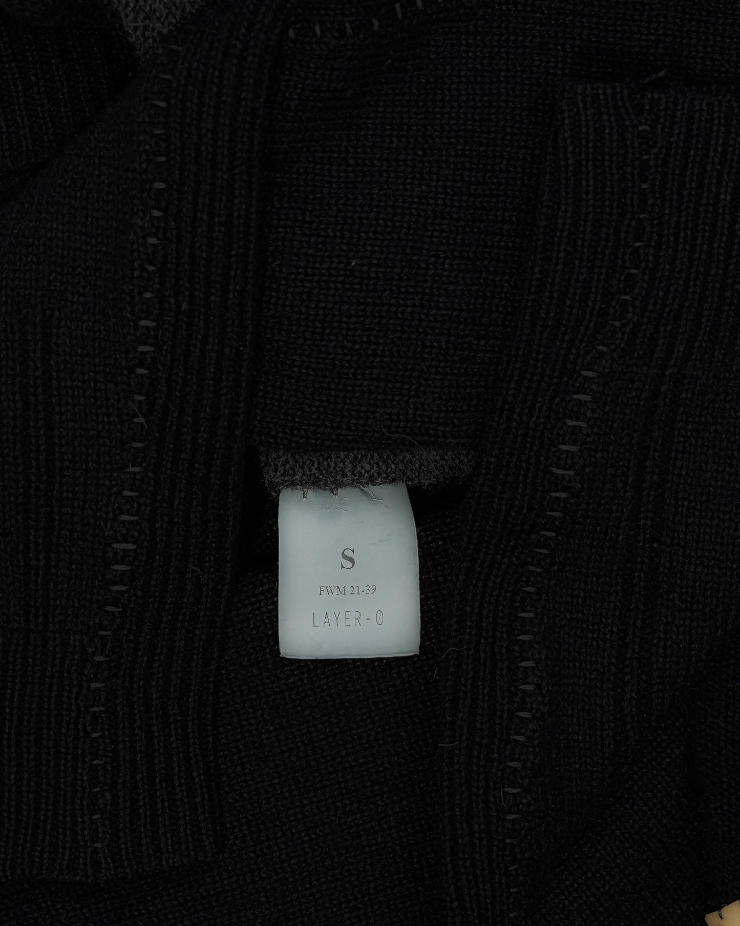 Layer-0 Cashmere Scarstitch Overlock Sweater