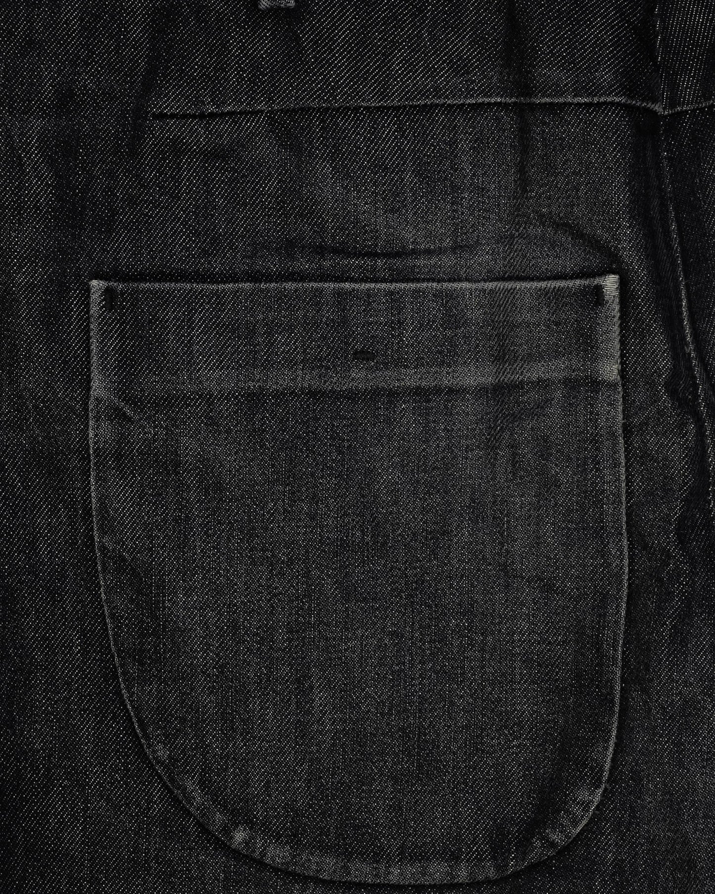Label Under Construction Cold Dyed One Cut Raw Hem Jeans