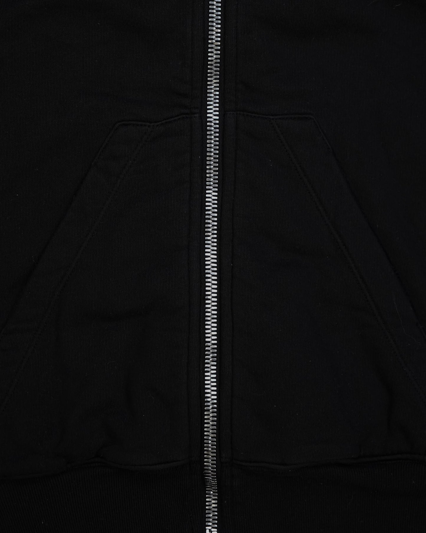 Rick Owens Leather Sleeve Mountain Hoodie