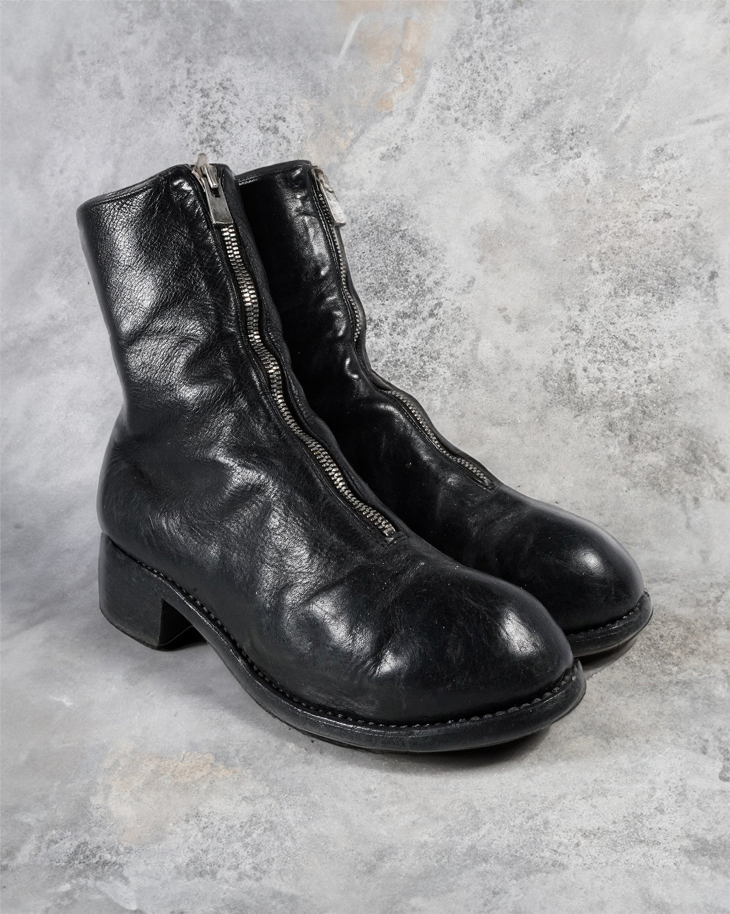 Guidi PL2 Leather Front Zip Boots