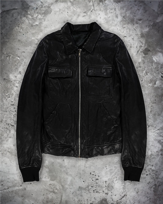 Rick Owens 4-Pocket Leather Jacket - SS08 “Stag”