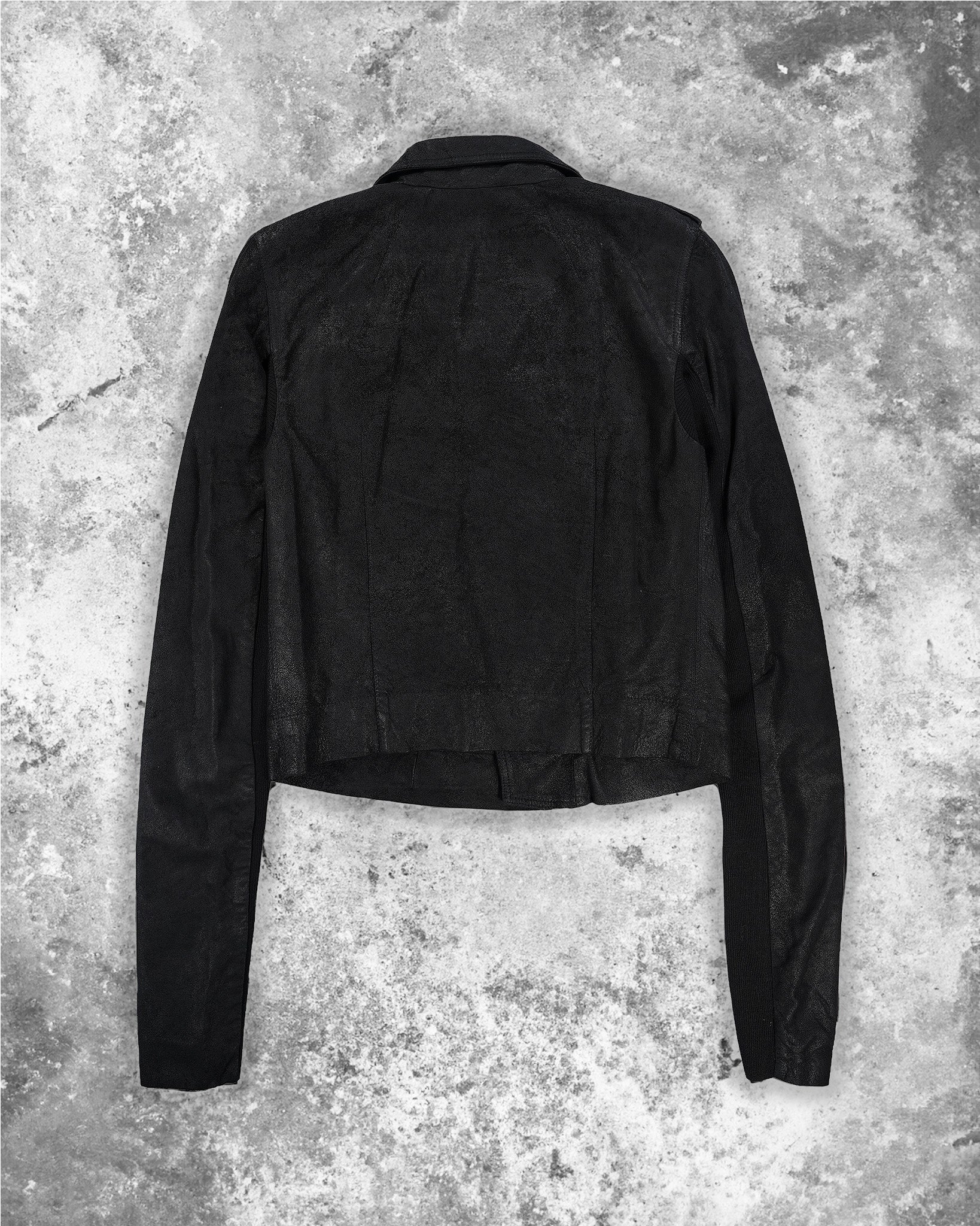 Rick Owens “Blistered” Leather Stooges Jacket - FW14 “Moody”