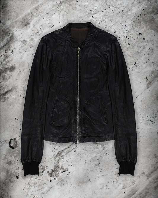 Rick Owens Intarsia Leather Jacket - SS09 “Strutter”