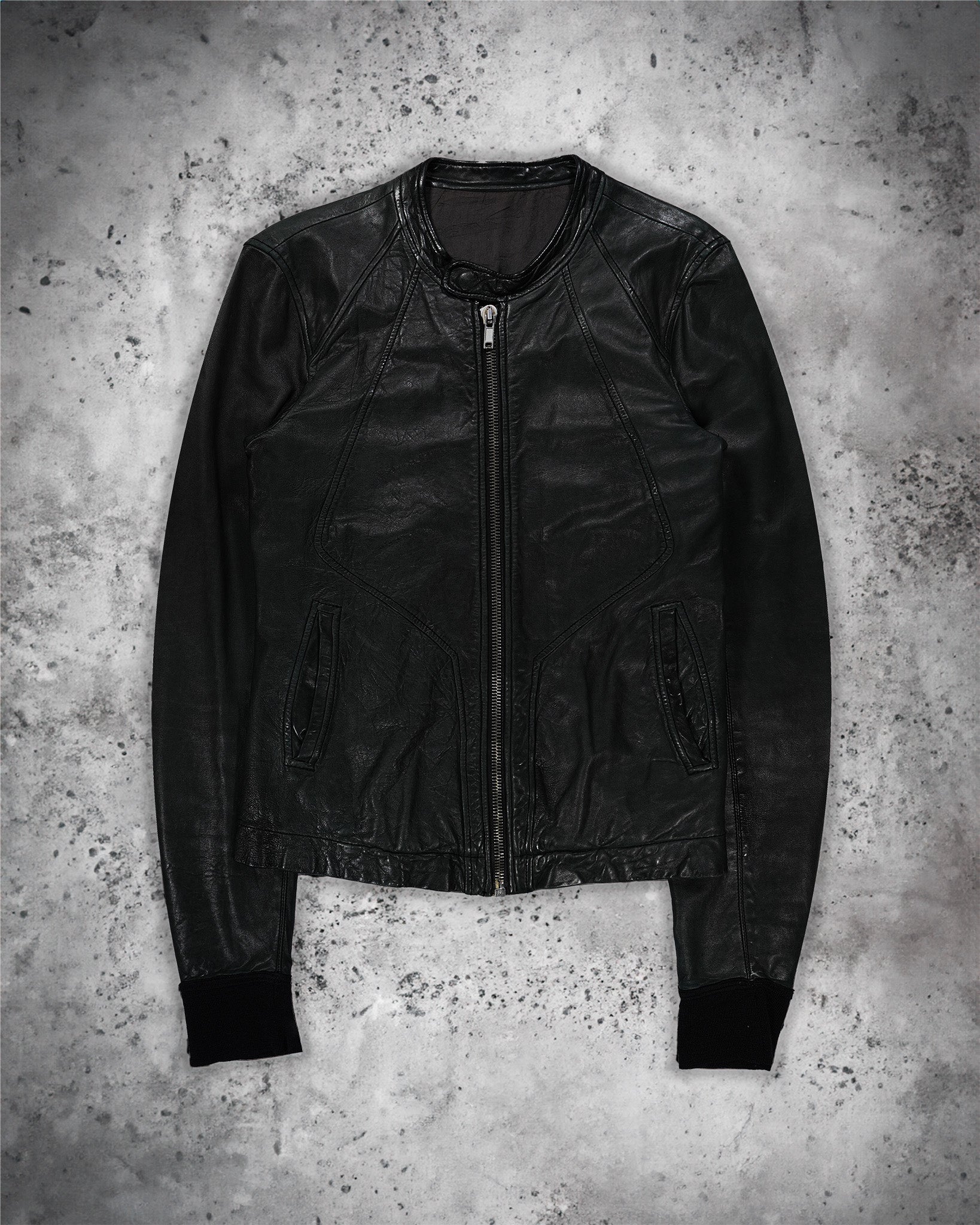 Rick Owens Intarsia Leather Jacket - SS11 