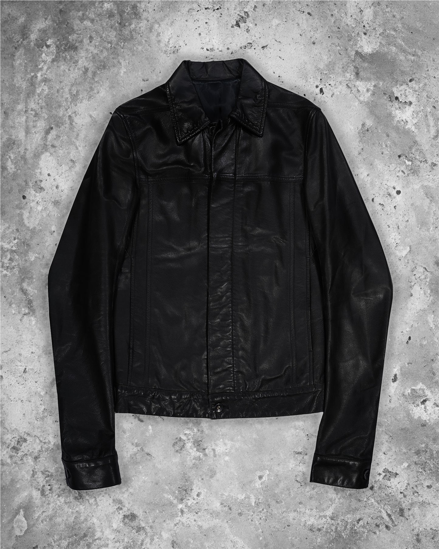 Rick Owens Cow Leather Worker Jacket - SS08 “Creatch”