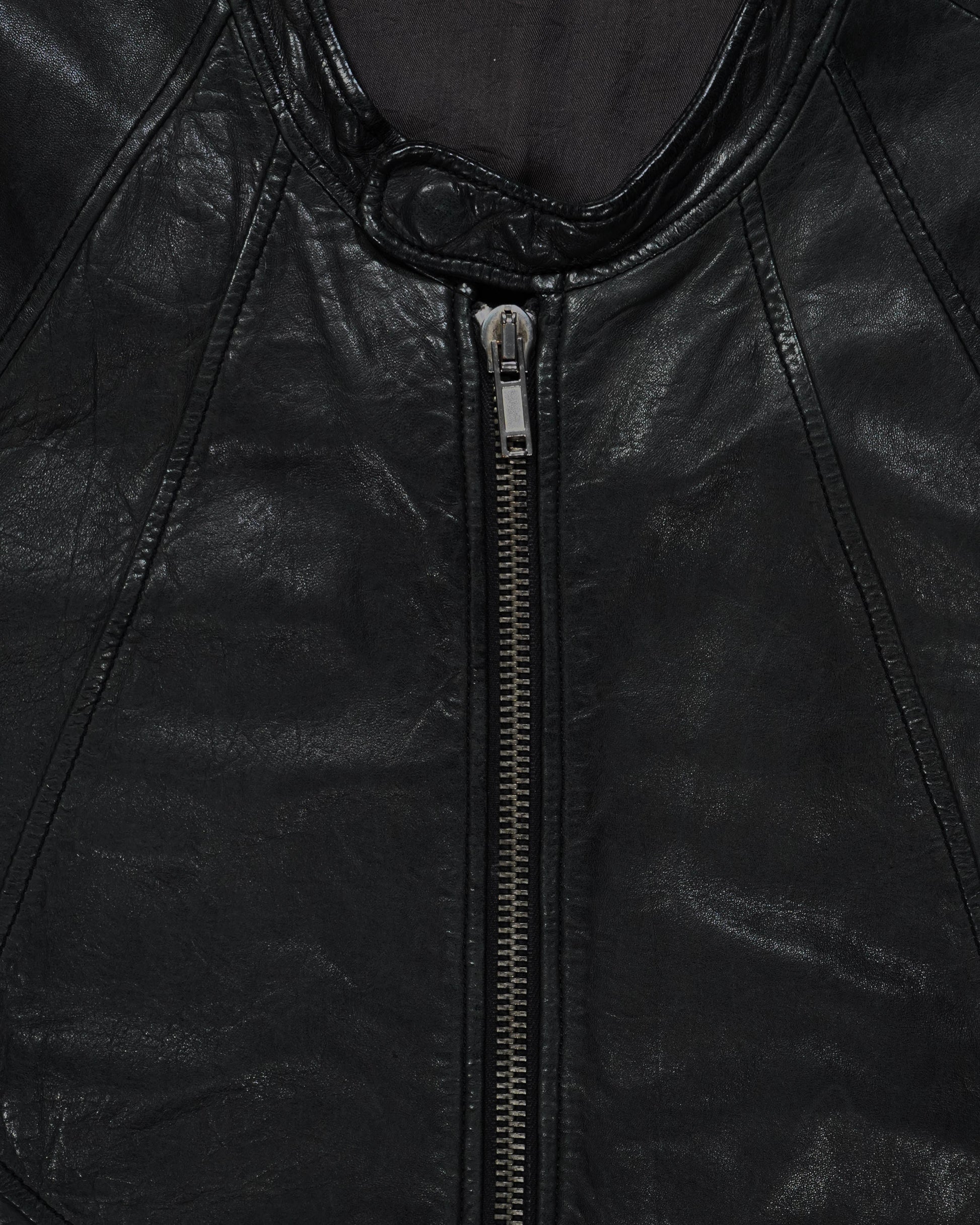 Rick Owens Intarsia Leather Jacket - SS11 "Anthem"