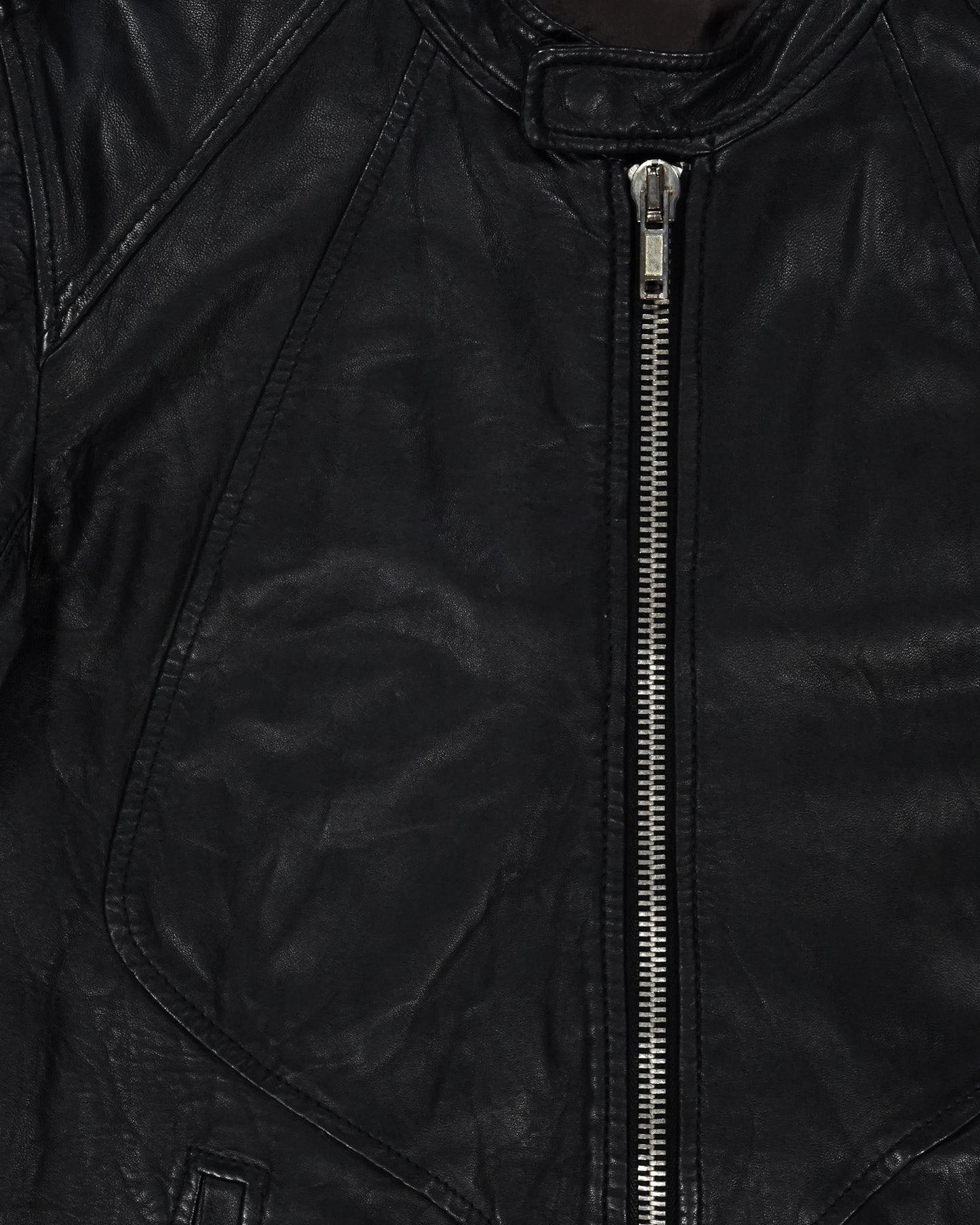 Rick Owens Intarsia Leather Jacket - SS09 “Strutter”